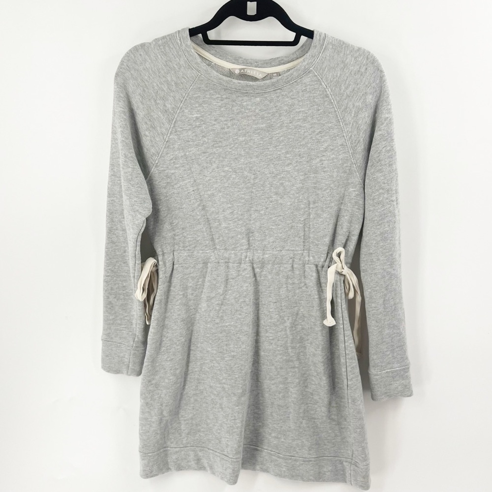 ✅ ATHLETA STUDIO CINCH‎ GREY DRESS SIZE X-SMALL